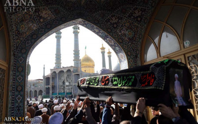 Secretary-General of AhlulBayt (a.s.) World Assembly attends at funeral c ( (13).jpg